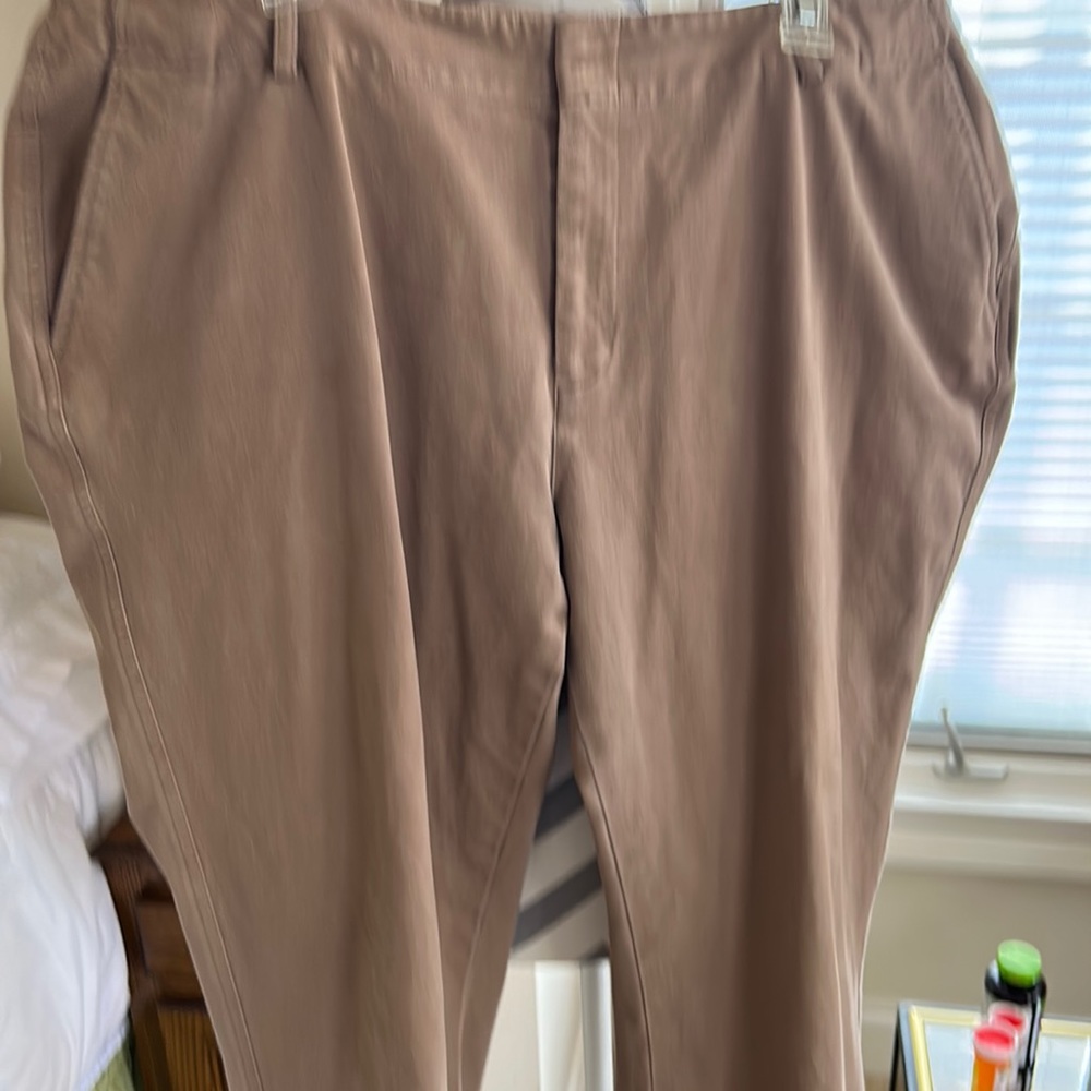 Ralph Lauren slacks in pretty color brown like coco. Color goes with every thing